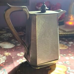 Vintage Prestons Ltd Abbey Pewter Tall Coffee Pot